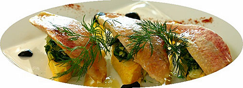 Foto: gegrillter Dorade, „Loup au fenouil“