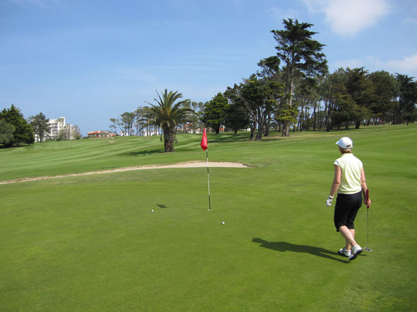 Auf dem GC de Biarritz „Le Phare
